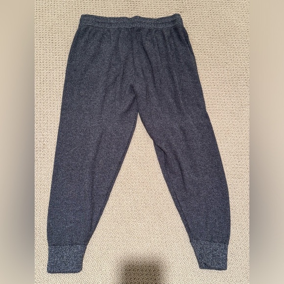 Tommy John Men’s Zen Ribbed Jogger Lounge Pants Extra Large Black Gray XL - Picture 2 of 5